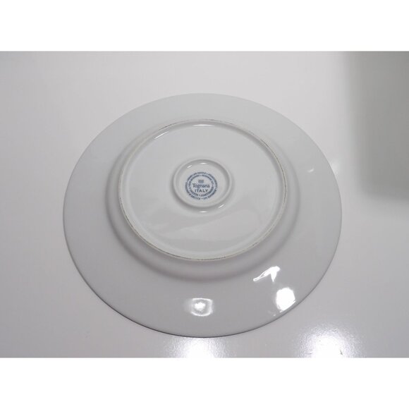 Tognana Italy Blue Plaid Fruit Porcelain Dinner Plate - Picture 5 of 6